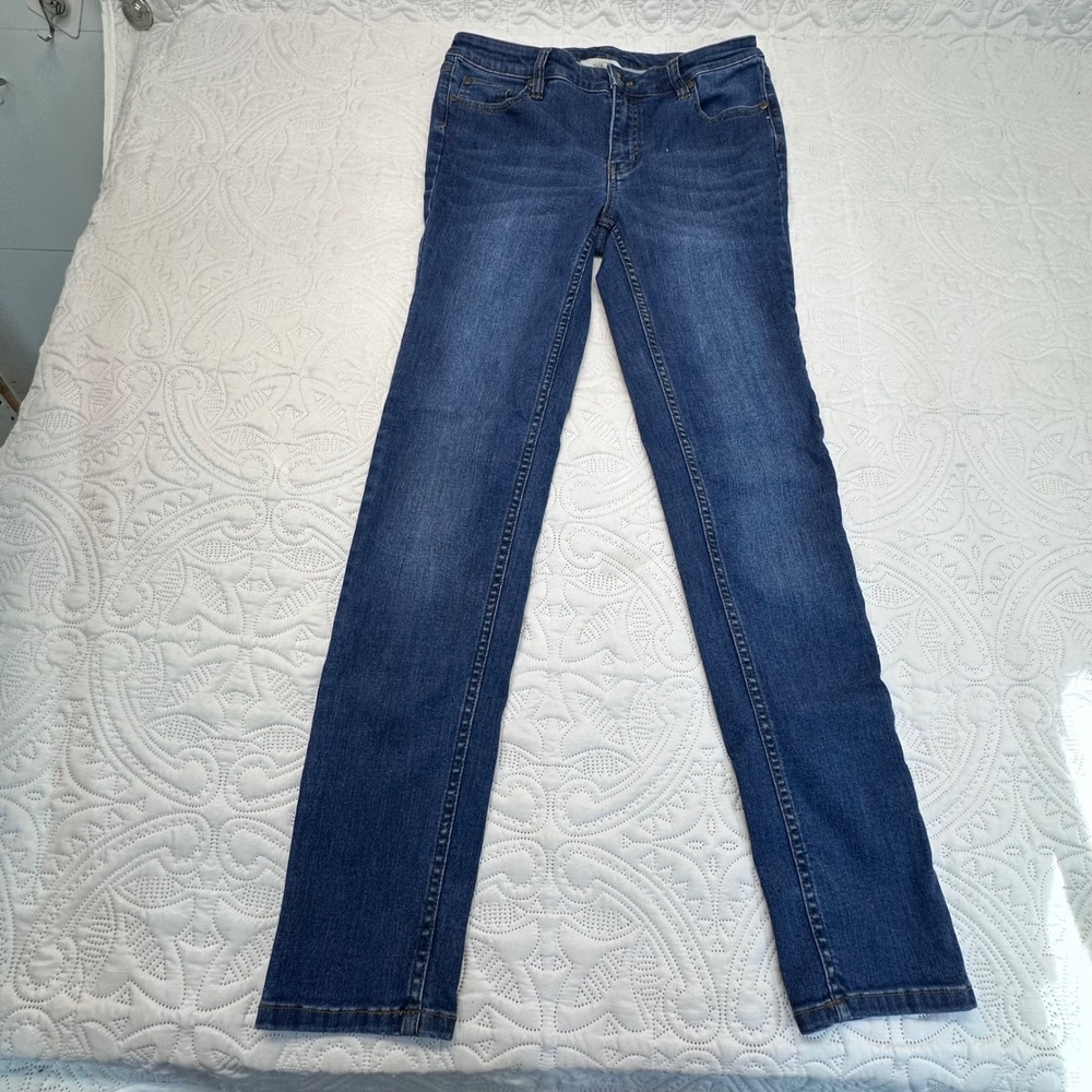 Matilda Jane women Dark Wash Skinny Jeans Size 10 Stretch Denim
